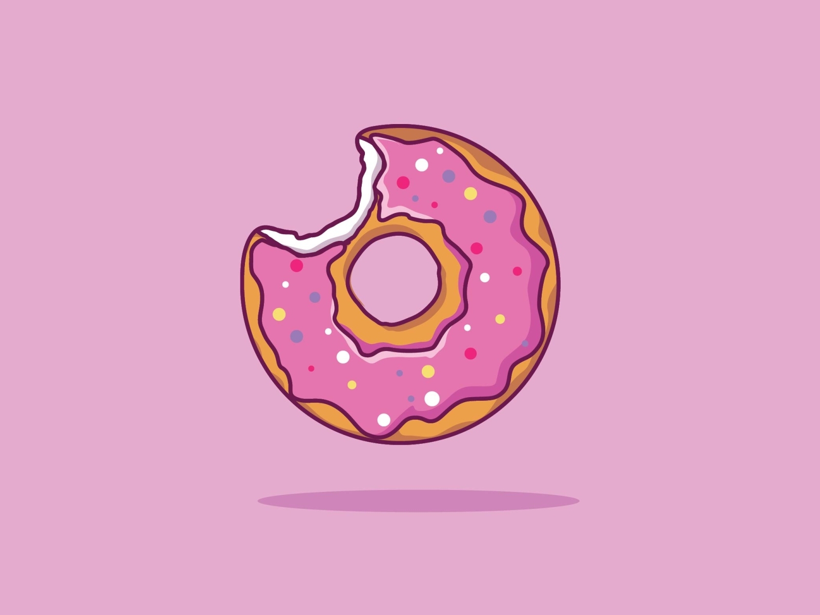 donut by malikshahid on Dribbble