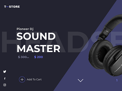 sound master landing page concept landing page ui landingpage