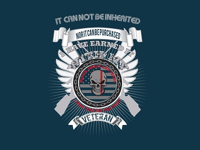 Dribble Vetern graphics print t shirt vector veteran