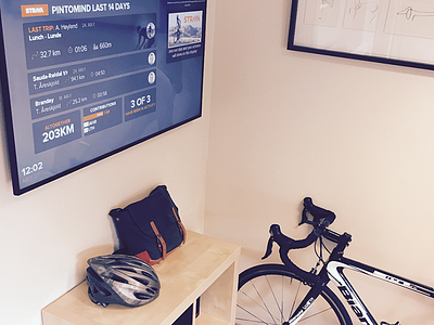 Strava on a public display