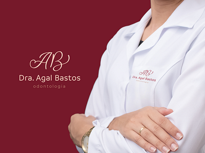 Dra. Agal Bastos - Visual ID dentist logo logo logotype odontology tipography visual id visual identity