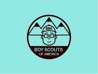 BSA boy scouts bsa illustrator modern vector