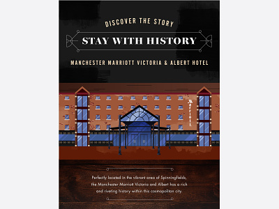 Manchester Marriott Victoria and Albert Hotel 1 architecture building hotel illustration infographic texture warehouse