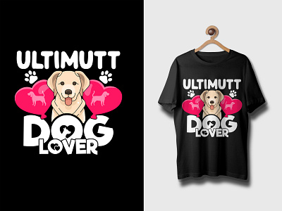 Dog Lover T-shirt Design custom design dribbble fashion illustration merch minimal print t shirt t shirt design tee tee shirts typography vector