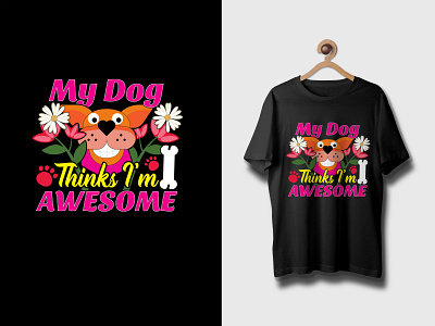 Dog Lover T-shirt Design custom design fashion illustration merch minimal print tee shirts typography vector