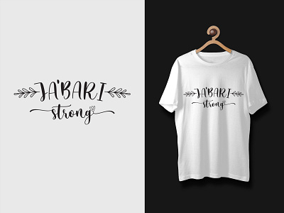 Ja'Bari Event Typography T-shirt Design