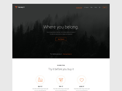 Homepage responsive ui web web design