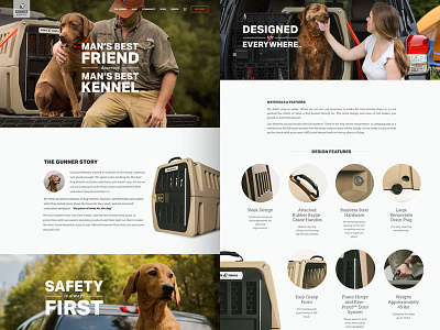 Homepage Update dog gunner kennels kennel layout responsive responsive web design ui web web design