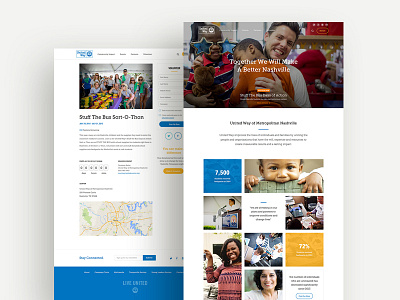 United Way Responsive Site design responsive ui web design website