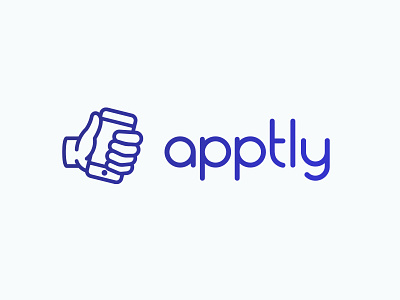Apptly app branding digital icon identity logo