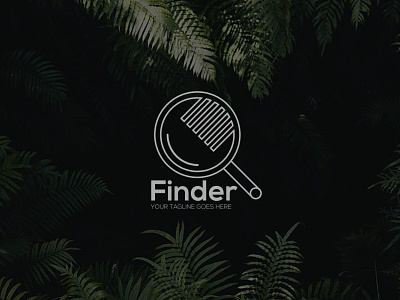 Finder Logo Design brand identity branding branding design icon logo logodesign minimalist logo minimalist logo design