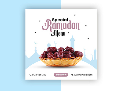 Ramadan Special Social Media Post Design Template