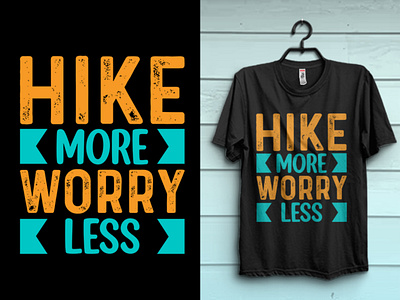 Outdoor hiking tshirt design
