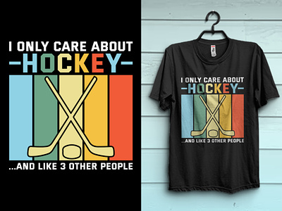 Hockey Vector T-shirt Design
