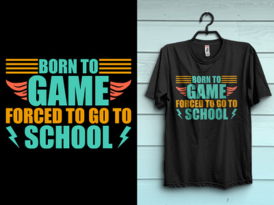 Gaming lover t shirt design