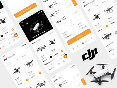 Drone App android animation app appui branding design drone app graphic design illustration ios motion graphics playstore ui uiux ux