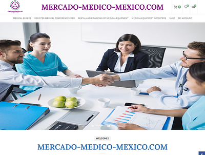 Mercado Medico Mexico - Clinical Website 3d animation branding design designer developer digital marketing ecommerce ecommerce marketing graphic design illustration logo motion graphics ui web development website design wordpress wordpress developer