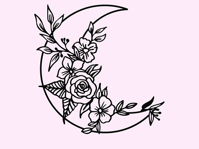 Floral Moon