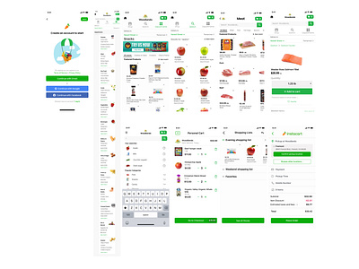 Grocery App Visual Design