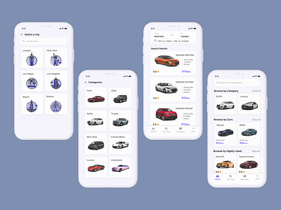 Car Rental App app design app designs branding car app car app design car rent app design car rent mobile app design car rental app mobile app design mobile app screens ui ui screens