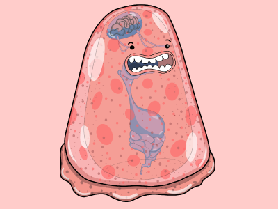 Blob adobe illustrator blob character design illustrator vector