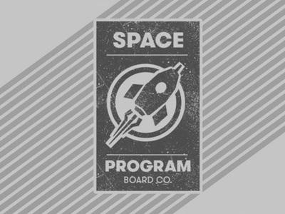 Rocket graphic design logo space space program vector vintage