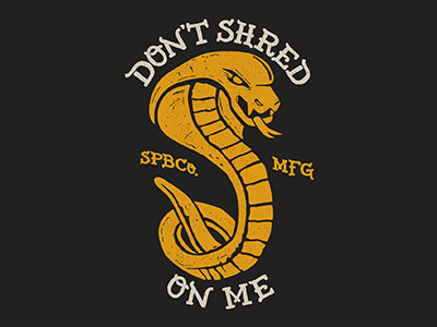 Don't Shred On Me cobra lettering snake space program t shirt vector vector art