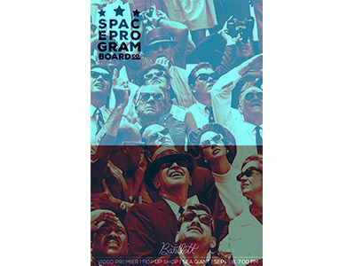 Launch Poster graphic design logo poster program space space program