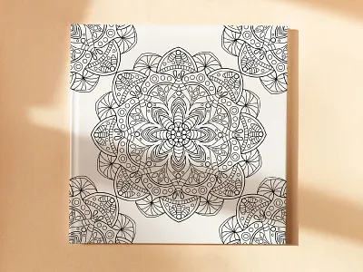 Mandala coloring book branding coloring coloring page design graphic design illustration line art vector