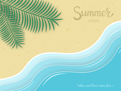 Summer vibes banner