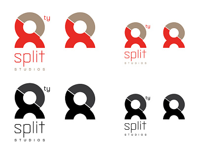 Eighty Split Studios logo graphic design logo