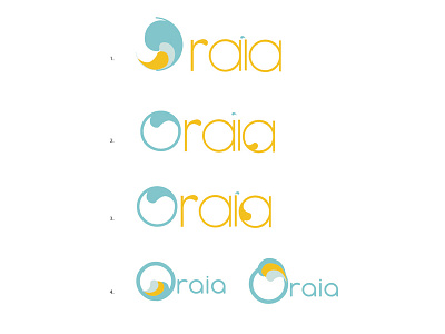 Oralia Logo mockups graphic design logo