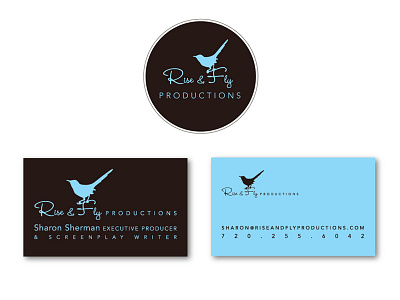 Rise And Fly Productions branding branding graphic design logo