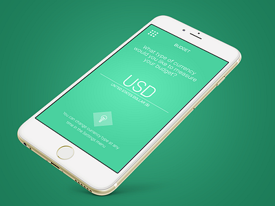 Budget WIP app budget iphone 6 plus typography ui ux