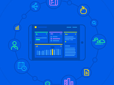 Cloud Concierge dark dashboard data viz product software ui