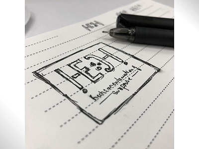 HECH - An exclamation of surprise! branding graphics illustration illustrator logo sketching typography
