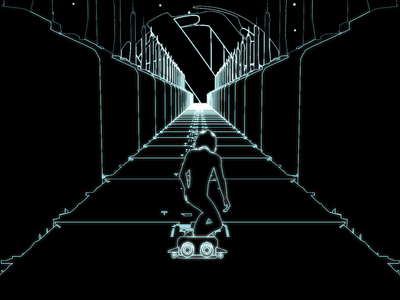 Sci-fi Skateboarding