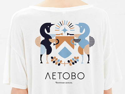 Letovo bashev heraldic logo unicorn