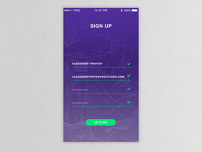 Day 001 - Signup Form