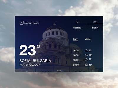 Day 010 - Weather Widget app challenge elements interface temperature ui ui widget flat ux weather