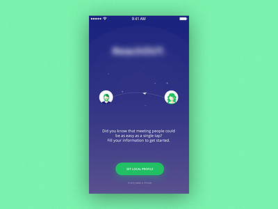 Contact Sharing App Splash Screen app contact illustration mobile shadow sharing social soft design soft material spash ui ux