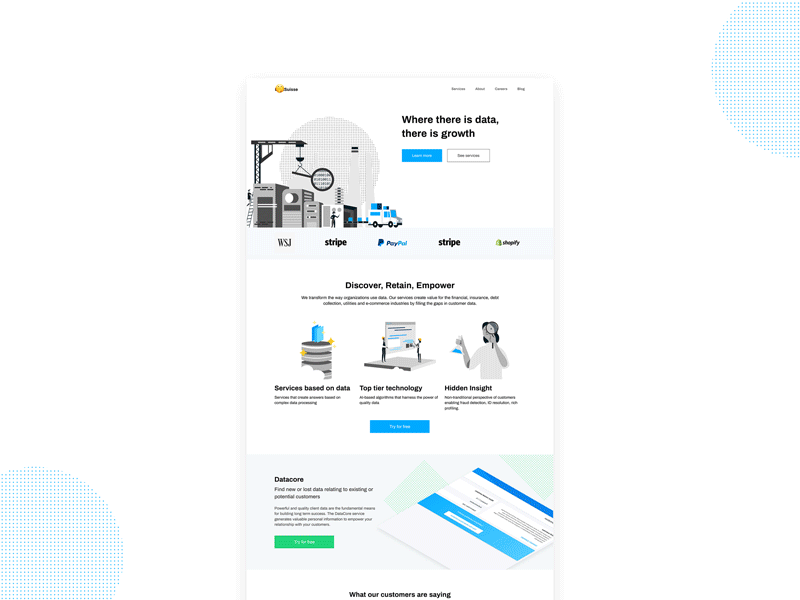 Data Analytics Website app data data analytics design illustration interface prototype typography ui user experience user interface ux vector web website