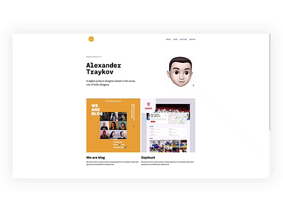 Dribbble Personal Site Wip animation css design html interface mobile motion personal website portfolio prototype redesign typography ui user interface ux web web design website