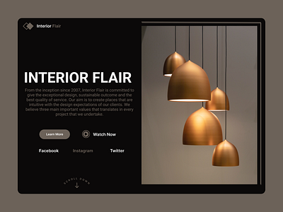 Interior Flair design figma interior design ui