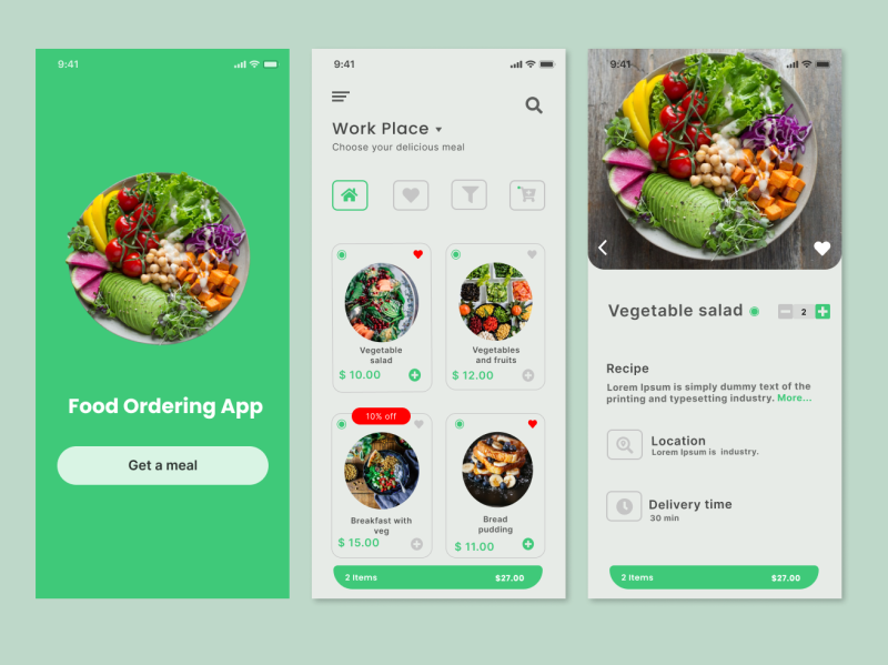 Food Ordering App By Sandamini Nayanathara On Dribbble