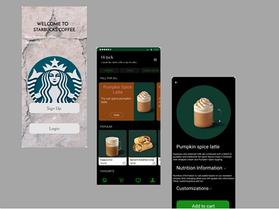 Starbucks animation branding design graphic design illustration logo motion graphics typography ui uiux ux vector