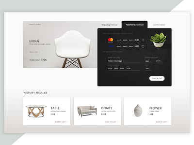 Check Out Daily UI #002 beige check out credit card checkout credit card form dailyui dailyui 002 furniture material