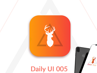 Deer App Icon Concept