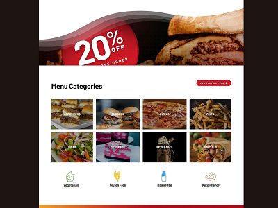 food landing page elementor pro landing page landing page design sales page squeeze page web design website design wordpress wordpress design wordpress theme