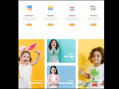 kids dress lanading page elementor pro landing page landing page design sales page squeeze page web design website design wordpress wordpress design wordpress theme